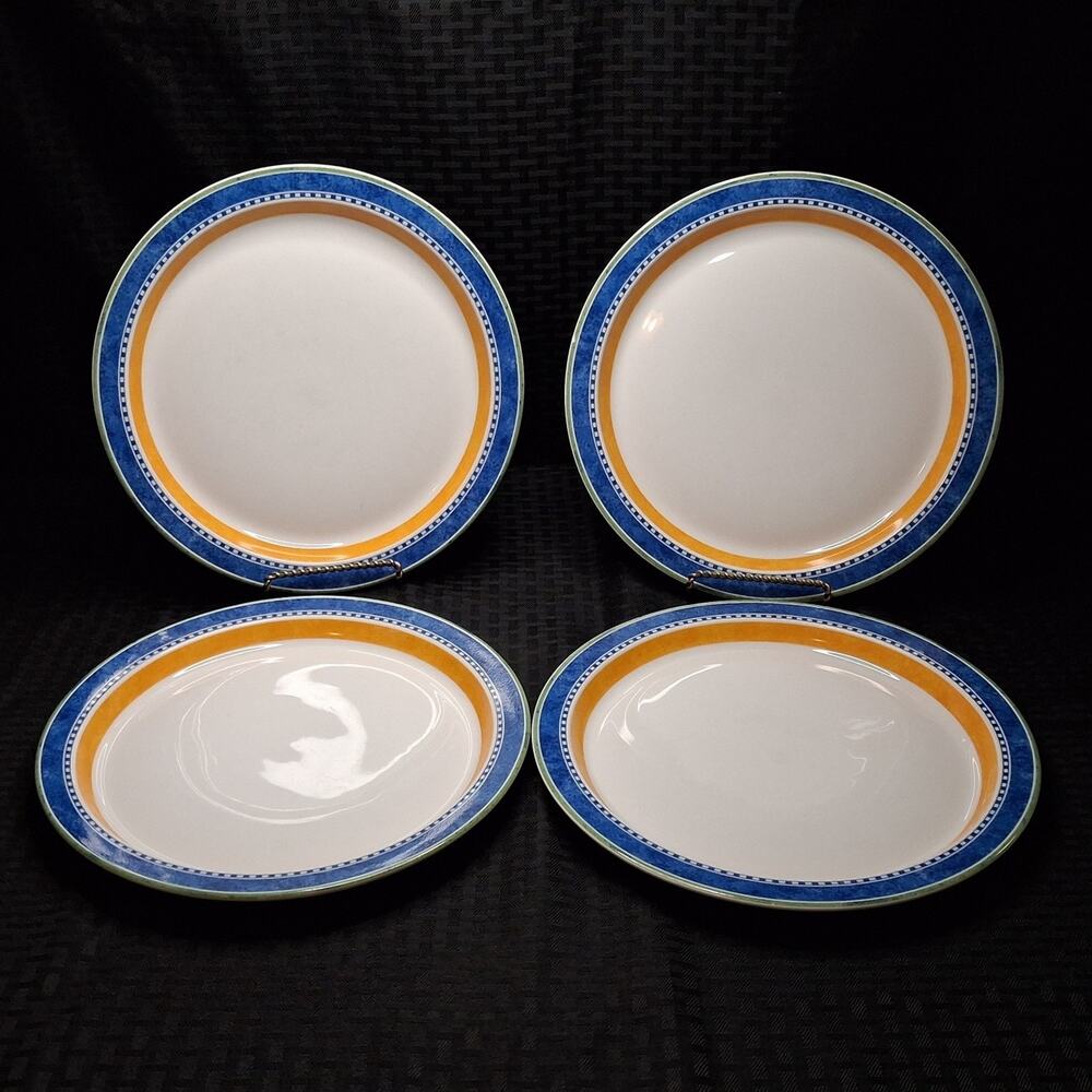 Vintage MCM 4 Dansk KOBENHAVN 10 1/2" Dinner Plates Bistro